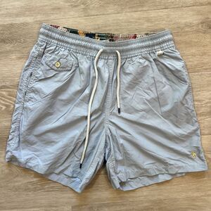 Polo by Ralph Lauren Light Blue Swim Shorts Casual Sportswear Men's-Size M